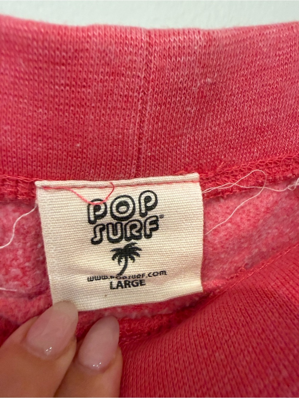 Dollywood Hot Pink Terry Drawstring Athletic Sweat Shorts Retro - Picture 2 of 8
